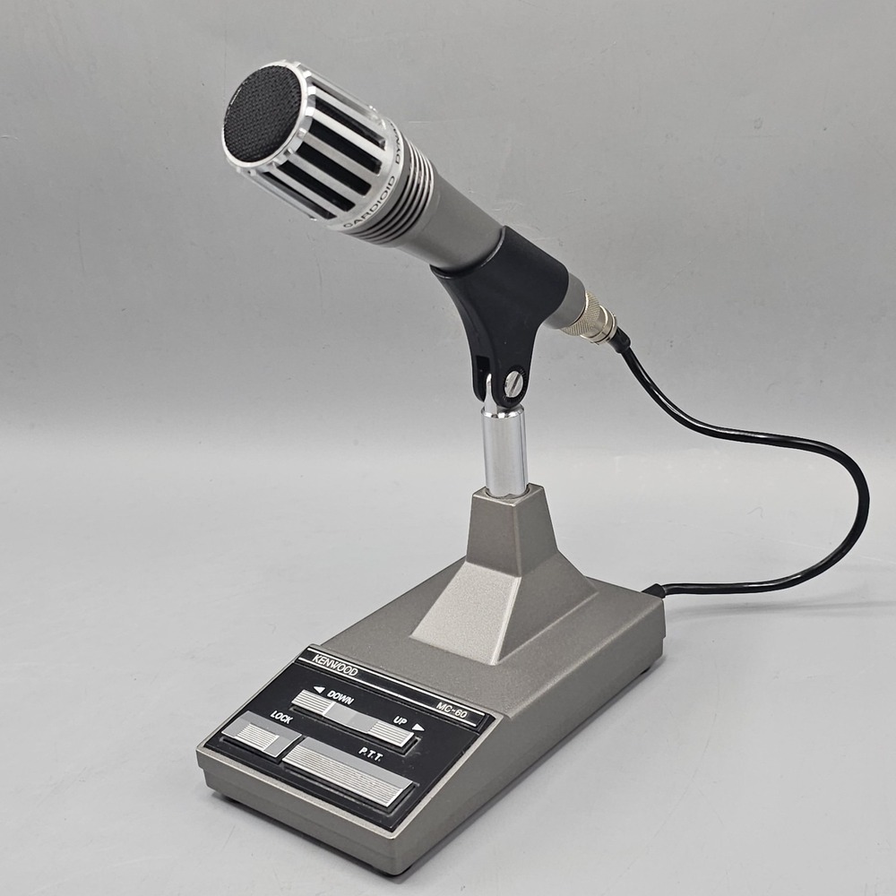Kenwood MC-60 Pre-Amplified Desk Microphone Ham Radio Base Station UNTESTED